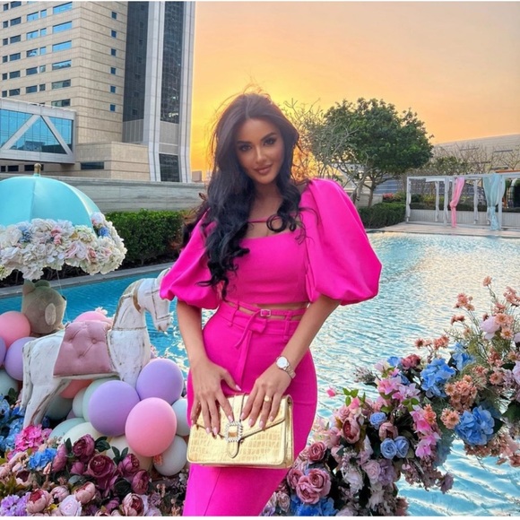 Zara Skirts Zara Co Ord Skirt Set In Fuchsia Poshmark